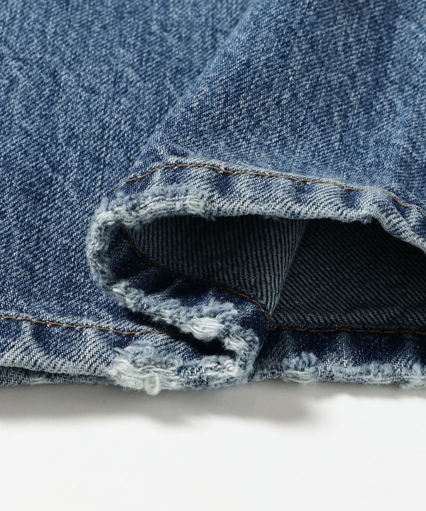 PATTA / Laserprint Whiskers Denim Pants