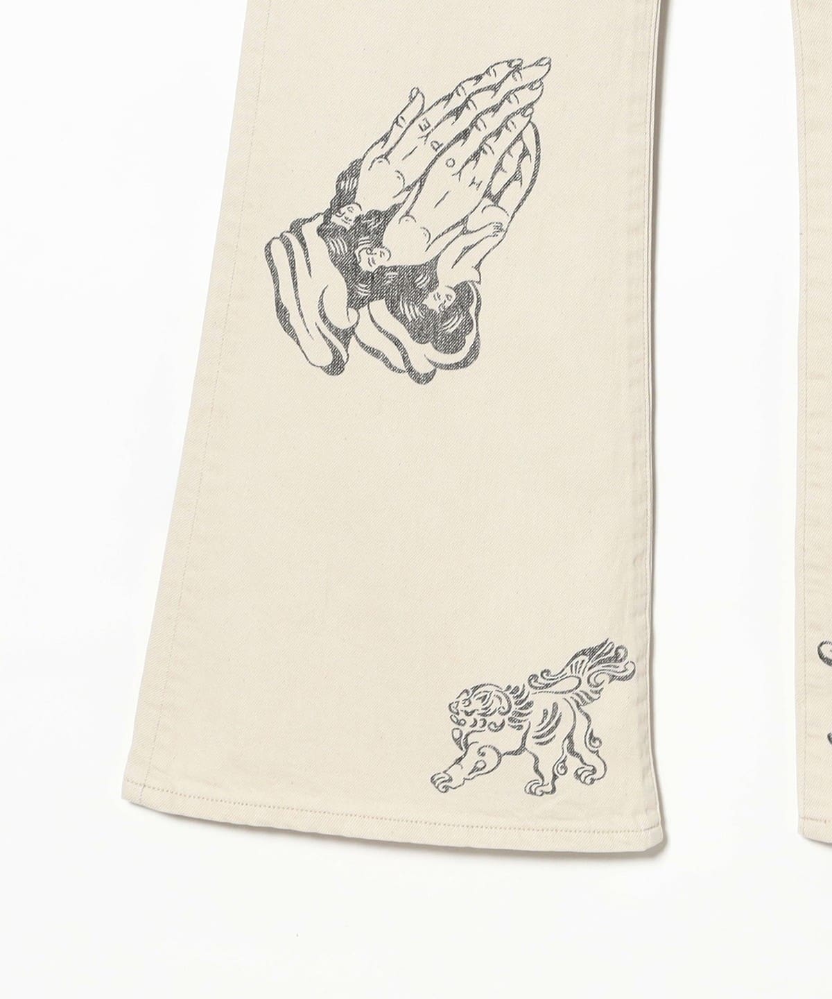 BEAMS（ビームス）SUGARHILL / TATTOO FLASH PRINT MODERN DENIM