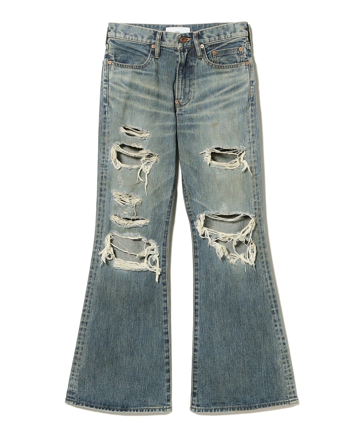 BEAMS（ビームス）SUGARHILL / DESTRESSED MODERN DENIM FLARED CUT