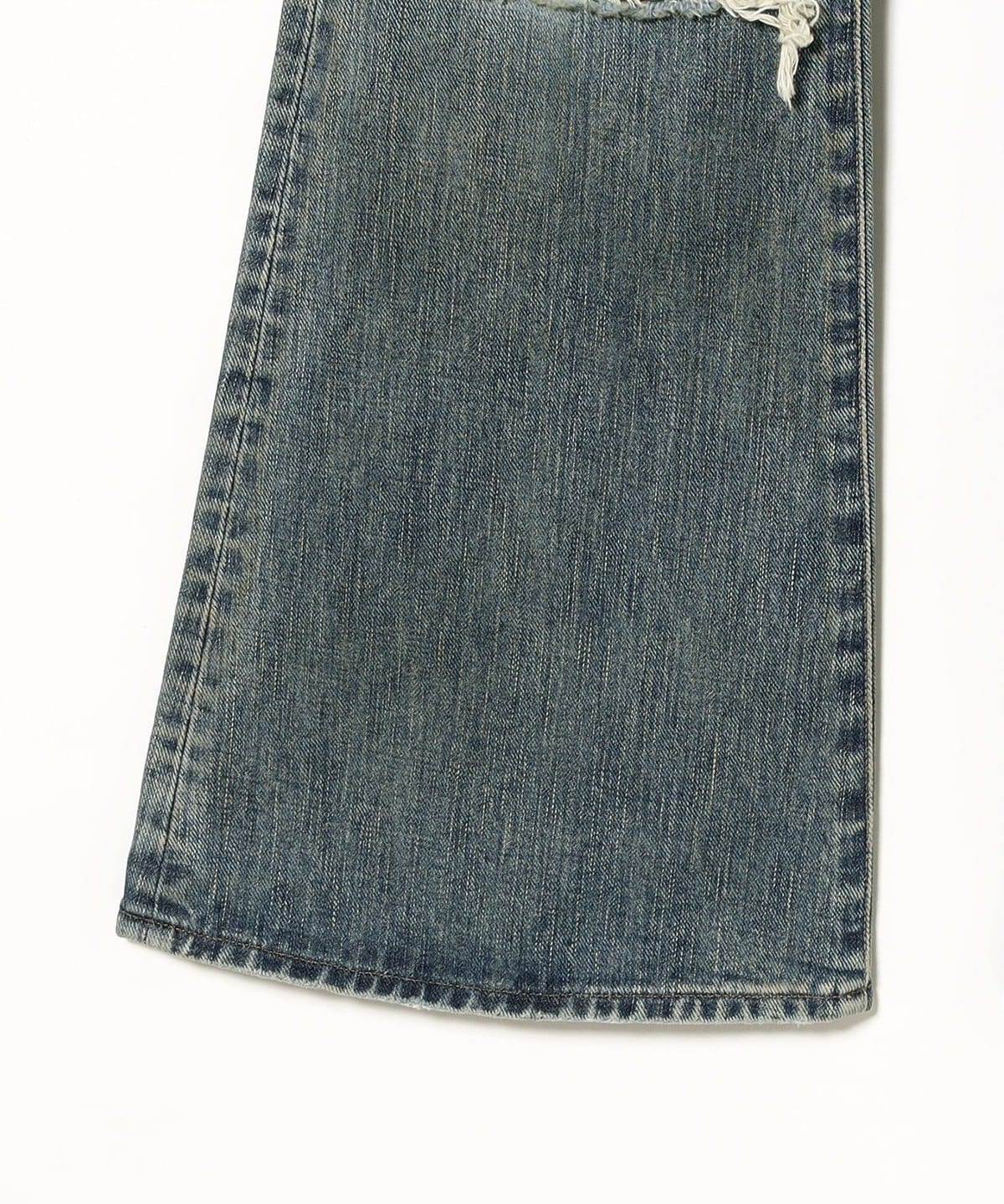 BEAMS（ビームス）SUGARHILL / DESTRESSED MODERN DENIM FLARED CUT