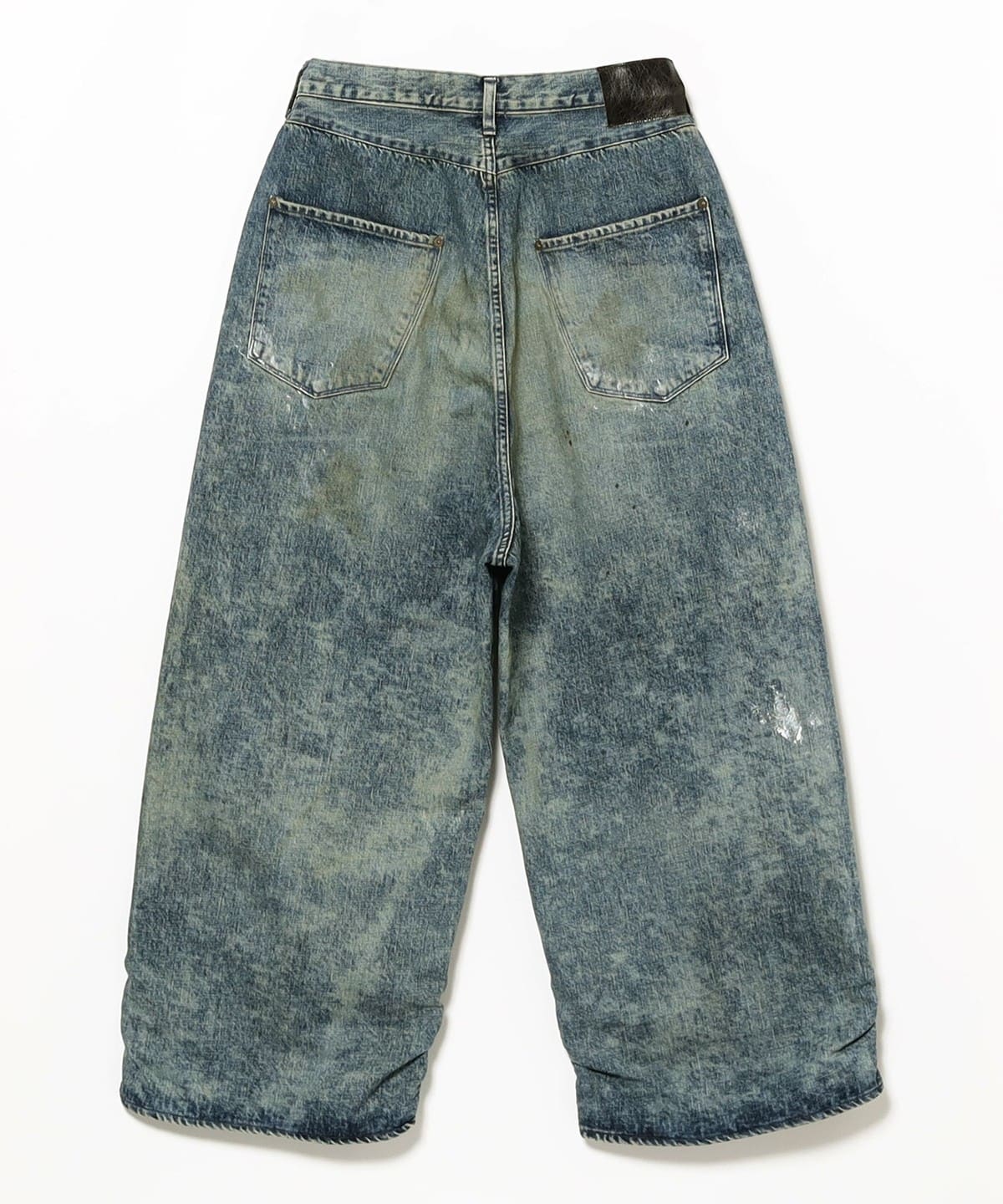 BEAMS（ビームス）refomed / FRESH MAN DENIM WIDE PANTS 
