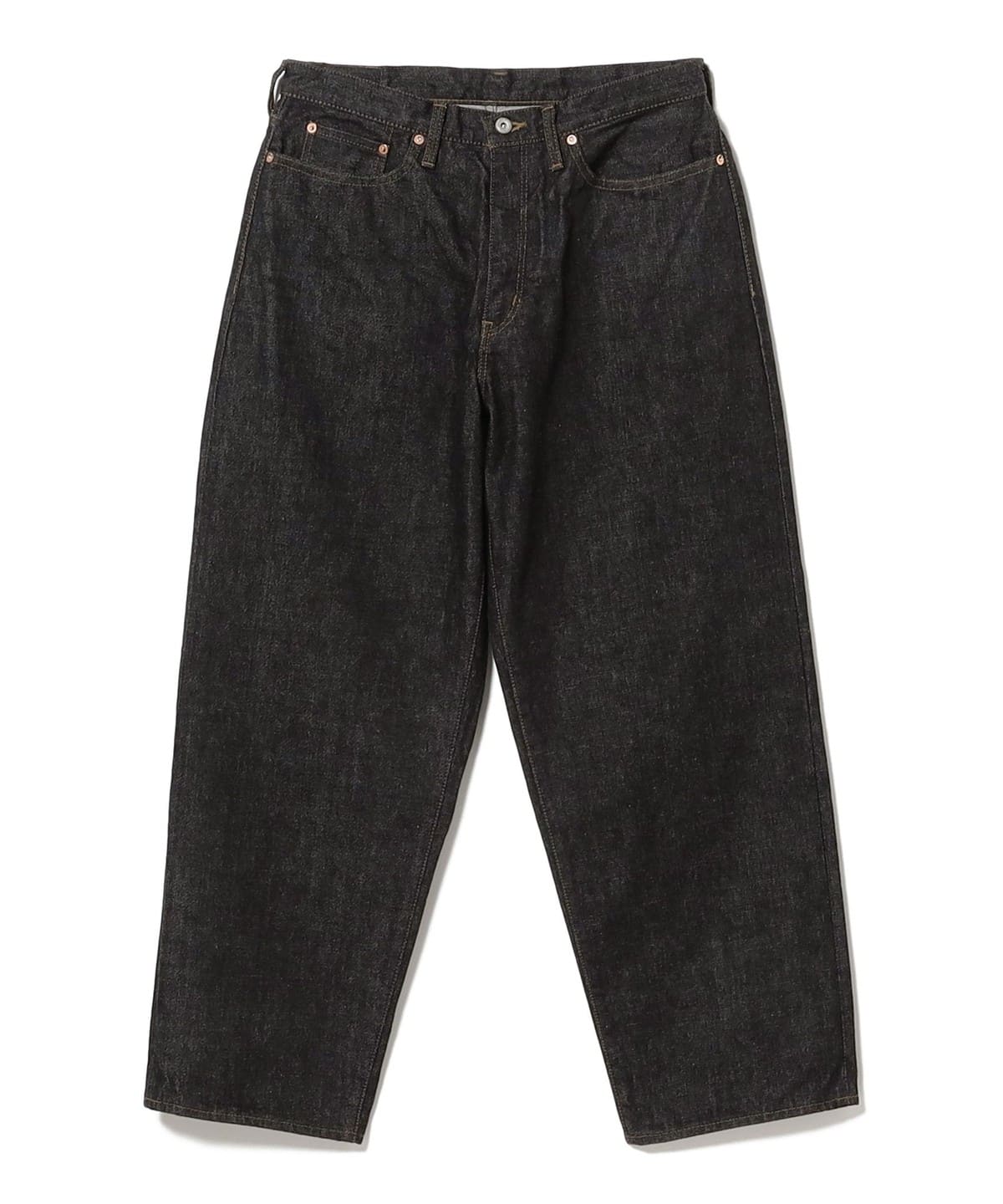 BEAMS（ビームス）Sanca / Black Tapered 5-Pocket Denim Pants