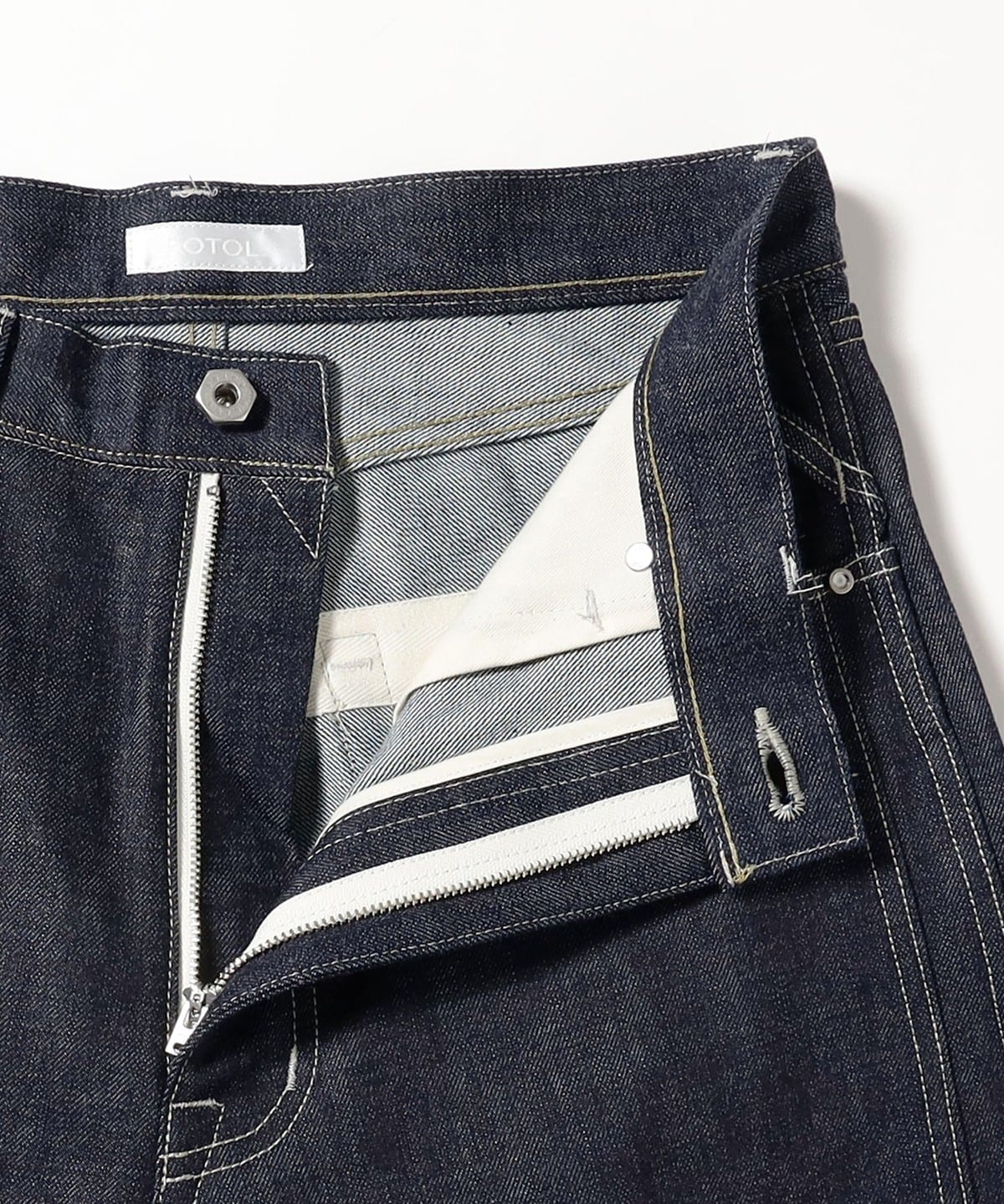 ま*る様 しろみばいあス Ｍサイズ BEAMS（ビームス）ROTOL / Triple Seams 6P Denim Wide（パンツ デニム