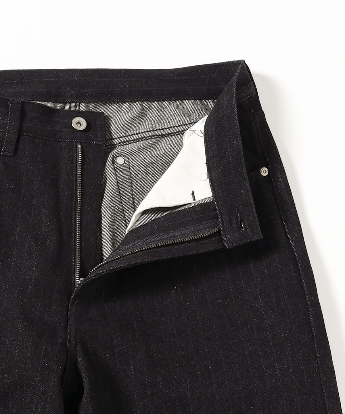 BEAMS デニム BEAMS（ビームス）FUTURE ARCHIVE / STRIPE STRAIGHT RIGID DENIM