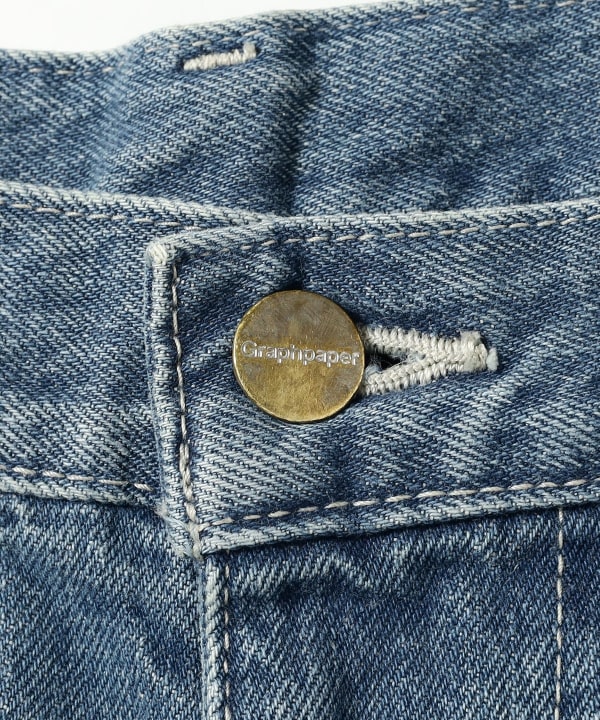 Graphpaper / Selvage Denim Two Tuck Pants -LIGHT FADE-
