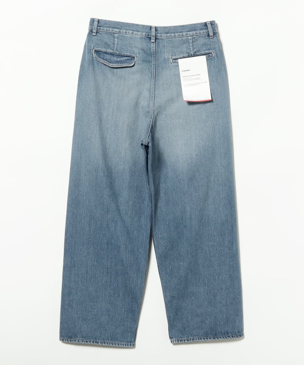 Graphpaper / Selvage Denim Two Tuck Pants -LIGHT FADE-