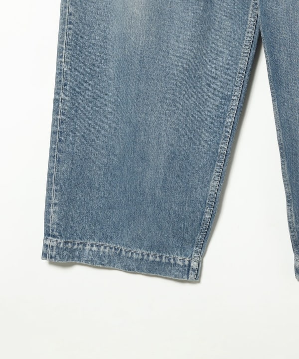 Graphpaper / Selvage Denim Belted Pants -LIGHT FADE-