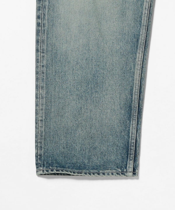 AURALEE / SELVEDGE FADED HEAVY DENIM WIDE PANTS