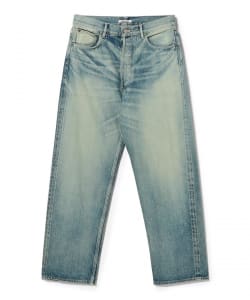 AURALEE / SELVEDGE FADED HEAVY DENIM WIDE PANTS