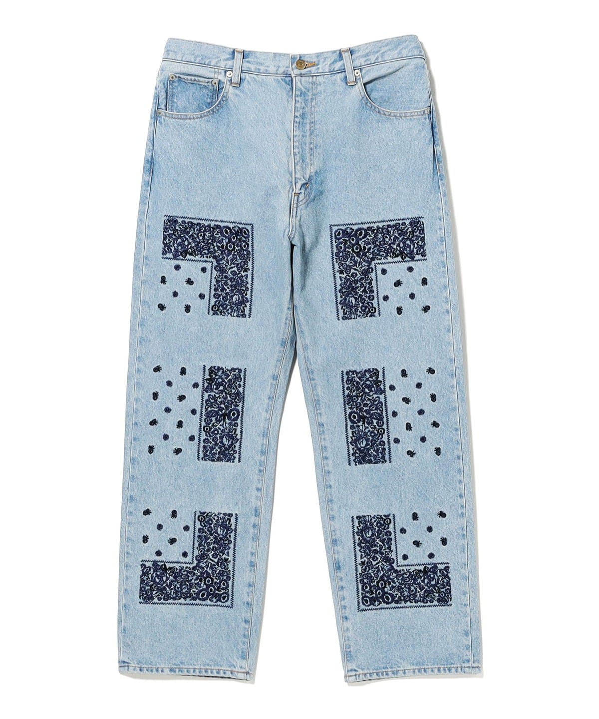BEAMS（ビームス）NOMARHYTHM TEXTILE / Bandana Embroidery Denim
