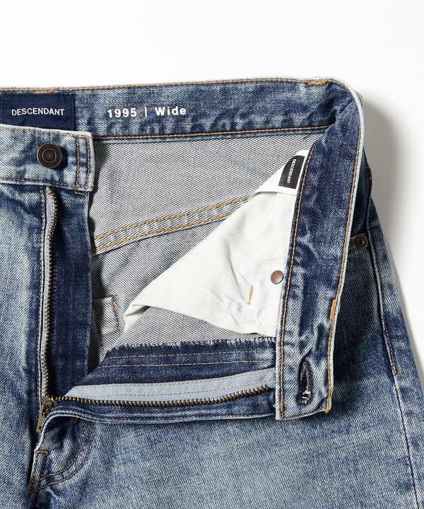DESCENDANT / 1995 DENIM TROUSERS BAGGY HARD WASH