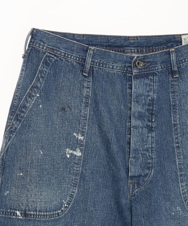 orSlow / WWII 40s U.S. NAVY WIDE-FIT UTILITY TROUSERS  PAINTED