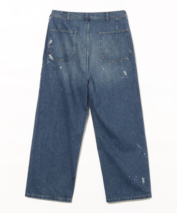 orSlow / WWII 40s U.S. NAVY WIDE-FIT UTILITY TROUSERS  PAINTED