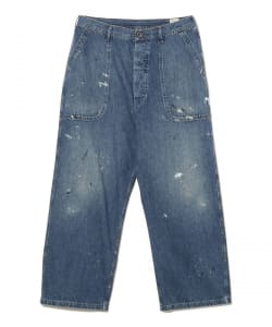 orSlow / WWII 40s U.S. NAVY WIDE-FIT UTILITY TROUSERS  PAINTED