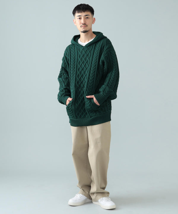 BEAMS [BEAMS] BEAMS / Fade wide chino pants (pants chino pants 