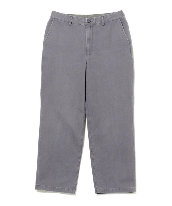 ［新品タグ付き］BEAMS+ グレー チノパン XL BEAMS Fade Wide Chino Pants (Pants Chino Pants BEAMS for