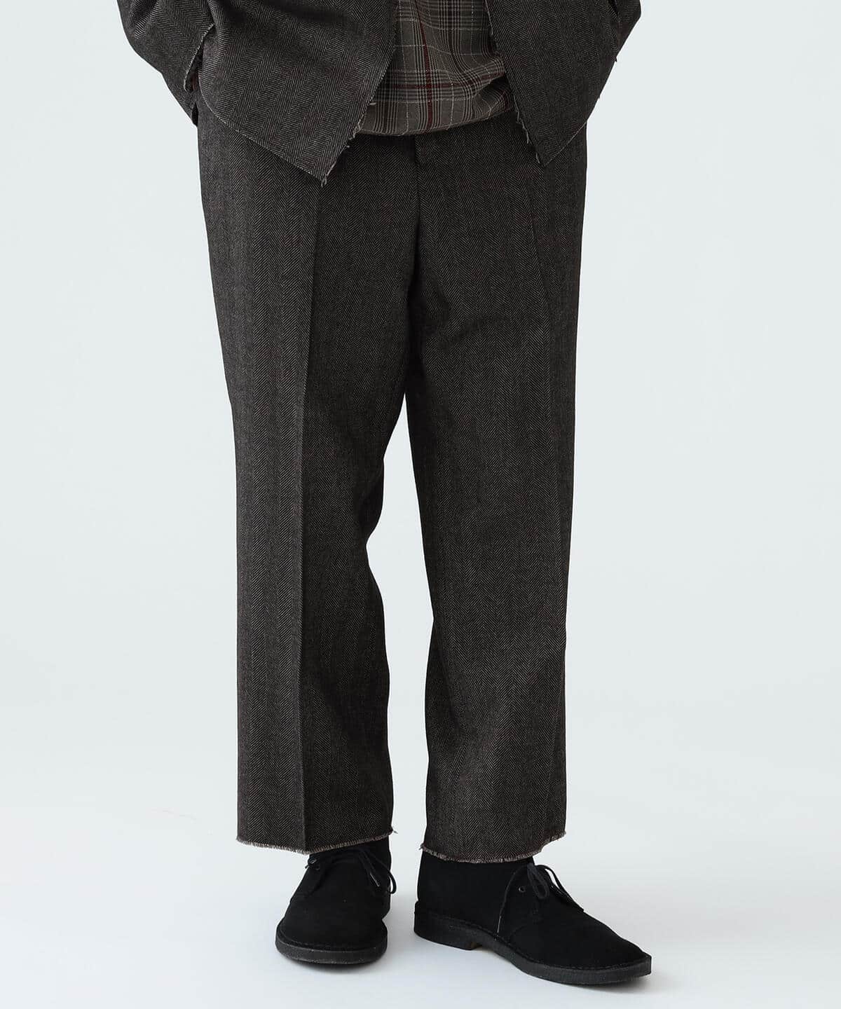 カットオフ トラウザー パンツ MEN D. BROWN M カットオフ トラウザー パンツ MEN D. BROWN M