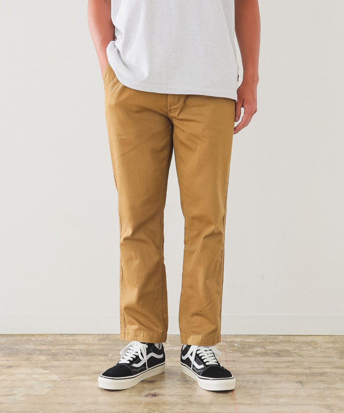 カラー スキーム アンクル チノパンツ パンツ MEN BEIGE S カラー スキーム アンクル チノパンツ パンツ MEN BEIGE S