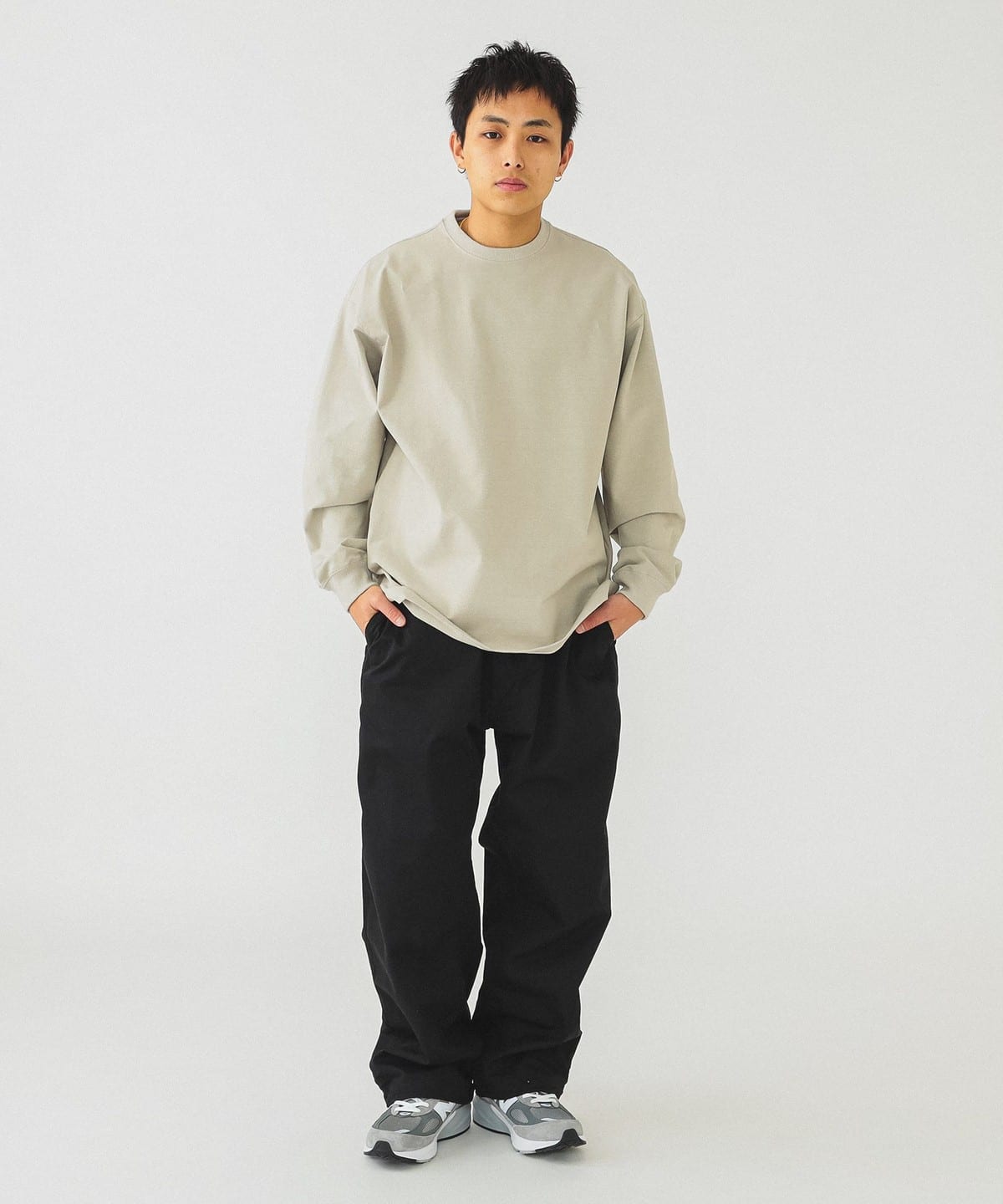 【完売品】BEAMS JAPAN ニュー ビッグ チノ トラウザー　ブラウン　M BEAMS JAPAN（ビームス ジャパン）ニュー ビッグ チノ トラウザー