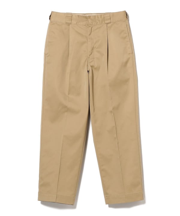 BEAMS 2 Pleats Twill ベージュ （百名品）