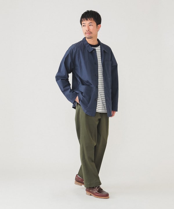 BEAMS BEAMS / 1 pleat work trousers (pants casual pants) BEAMS