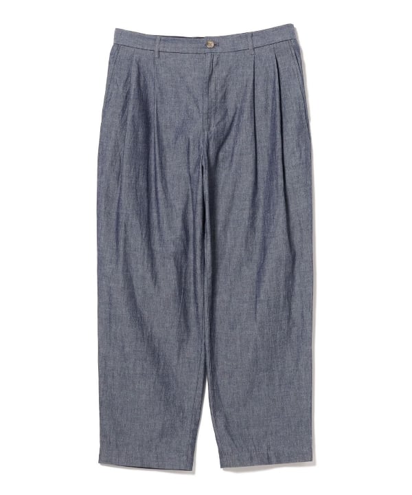 BEAMS 2 Pleat Wide Slacks (Pants BEAMS Casual Pants) for