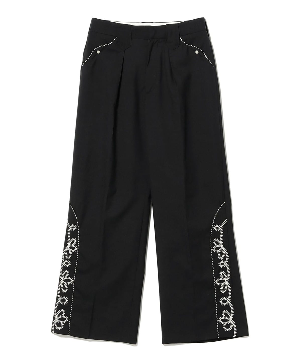 パンツ DAIRIKU embroidery western wide slacks BEAMS（ビームス）DAIRIKU / Embroidery Western Wide Slacks（パンツ