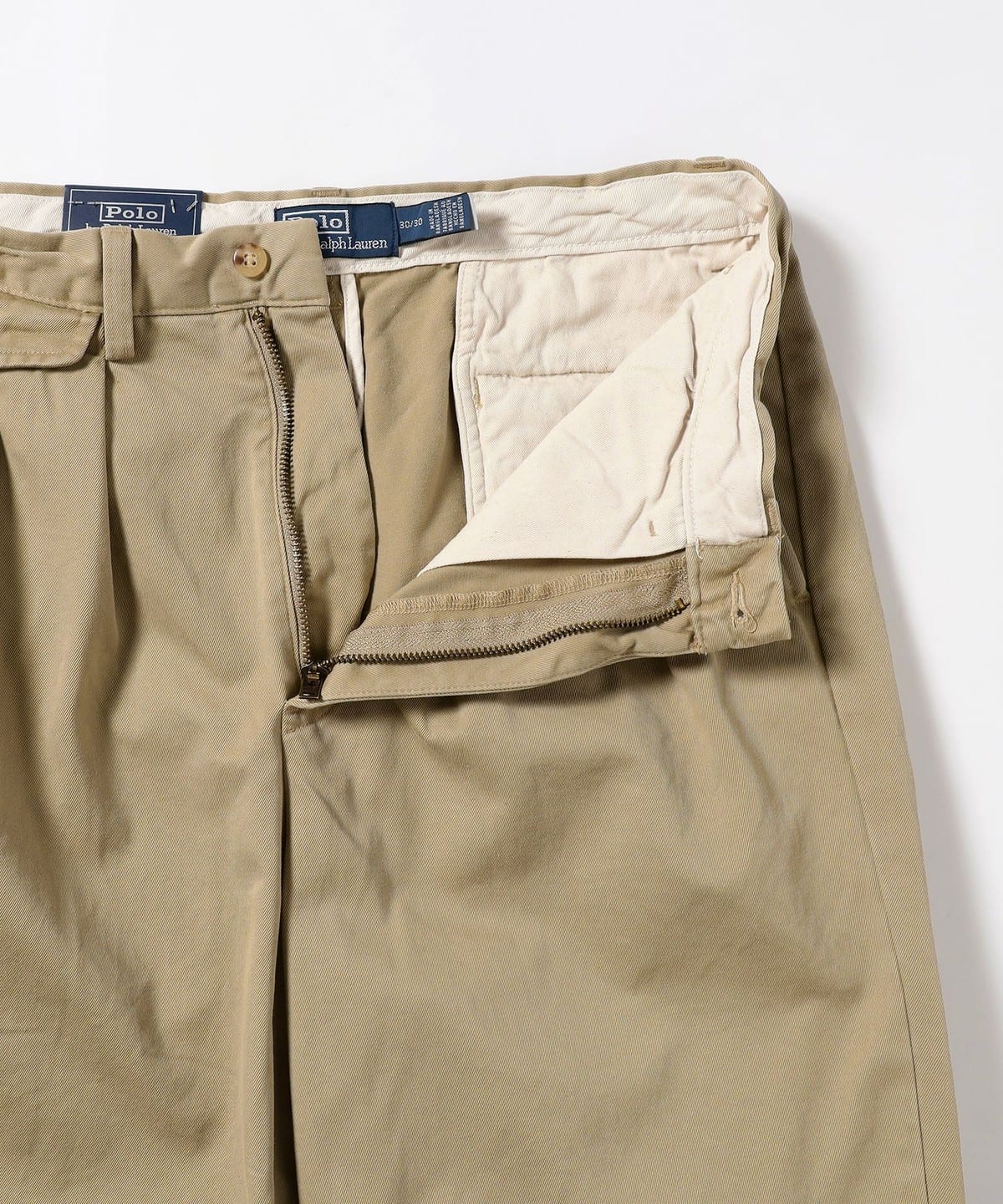 BEAMS POLO RALPH LAUREN / BEAMS Relaxed Fit Pleated Twill Pants 