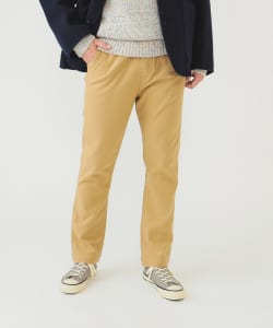モールスキン ストレッチ テーパードパンツ
