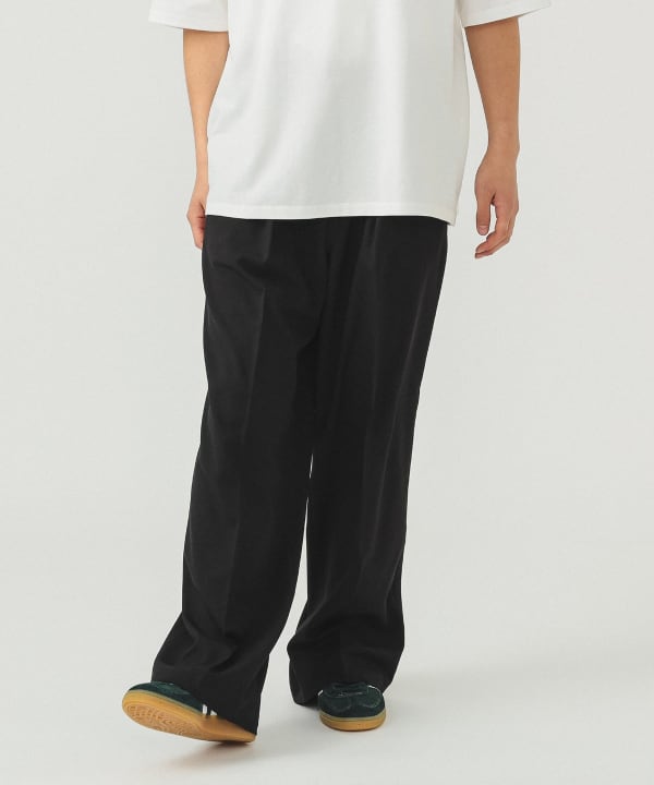BEAMS 2 Pleat Wide Slacks (Pants BEAMS Casual Pants) for