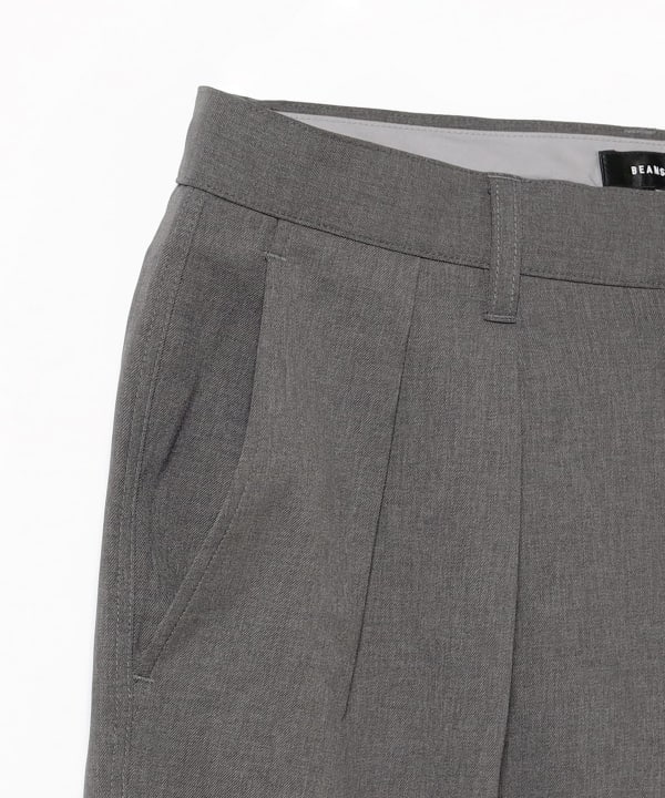 BEAMS 2 Pleat Wide Slacks (Pants BEAMS Casual Pants) for