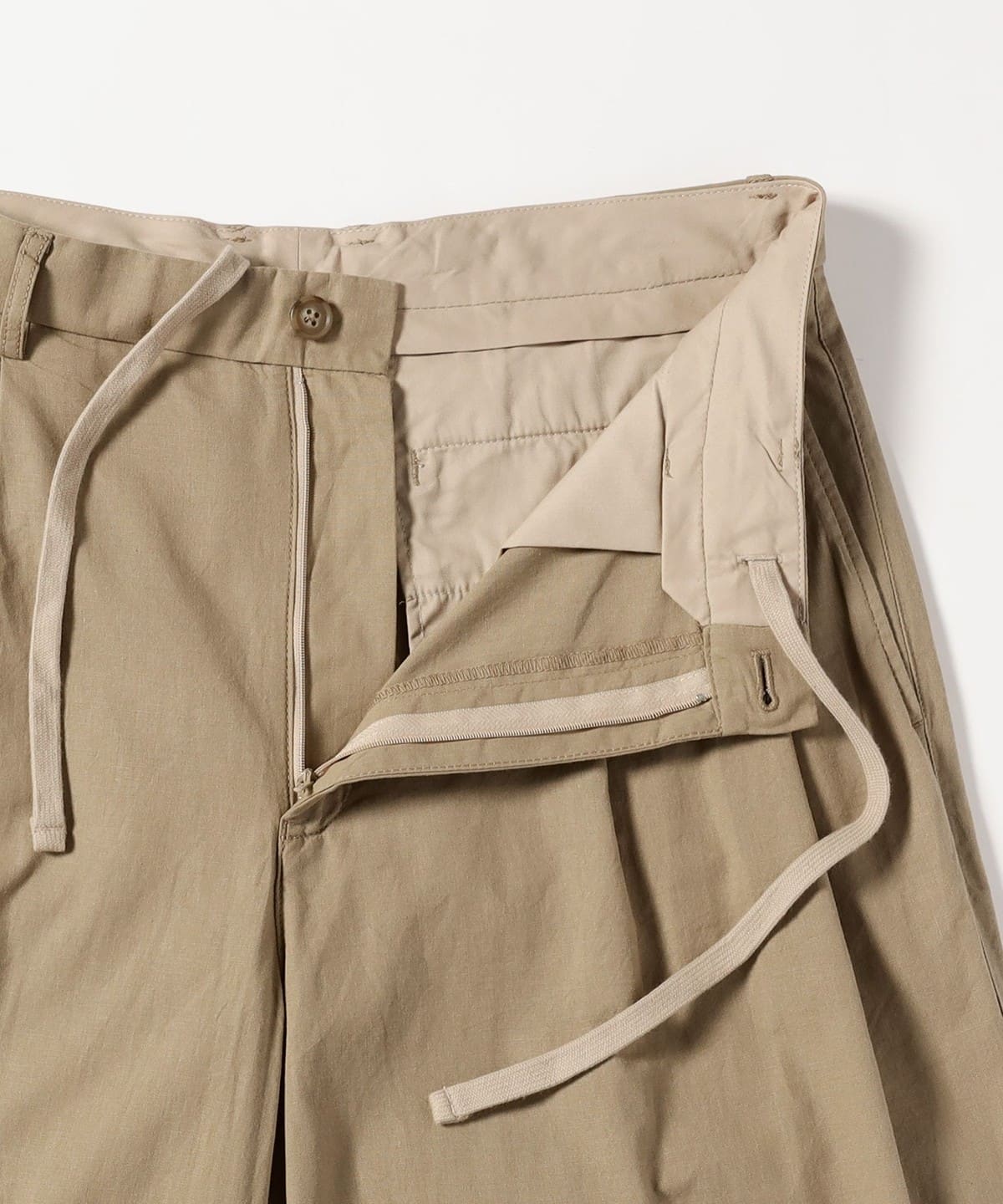 BEAMS (BEAMS) Dungaree 2 Pleats Slacks (Pants, Casual Pants) for