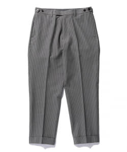 ▲BEAMS PLUS / シアサッカー クロップド トラウザーズ