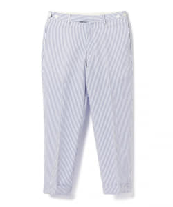 ▲BEAMS PLUS / シアサッカー クロップド トラウザーズ