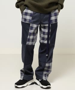▲Dickies × BEAMS / 別注 パネルチェックパンツ