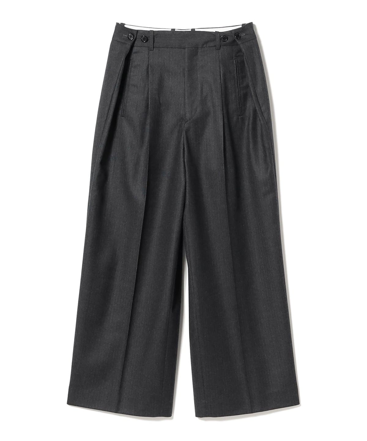 INSCRIRE アンスクリア / Wool Gabardine Transfrom Pants パンツ MEN GREY STRIPE 3 INSCRIRE アンスクリア / Wool Gabardine Transfrom Pants パンツ MEN GREY STRIPE 3