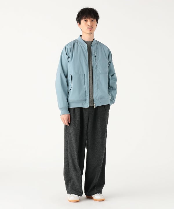 新品タグ付き BEAMS カシミヤ混 フランネルスラックス グレー L ビームス BEAMS スラックス グレー ウール フランネル カシミヤ 混紡 ビームス