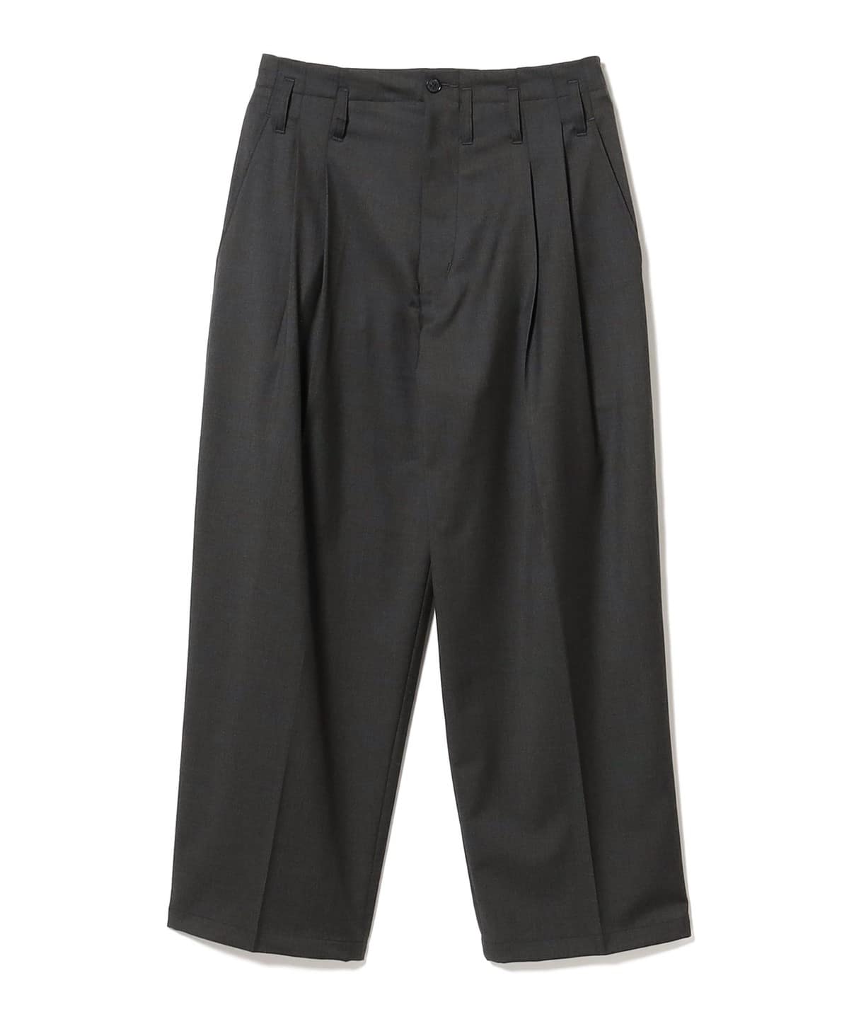 Essay / WOOL BLEND WIDE STRAIGHT TROUSERS パンツ MEN CHARCOAL 2 Essay / WOOL BLEND WIDE STRAIGHT TROUSERS パンツ MEN CHARCOAL 2