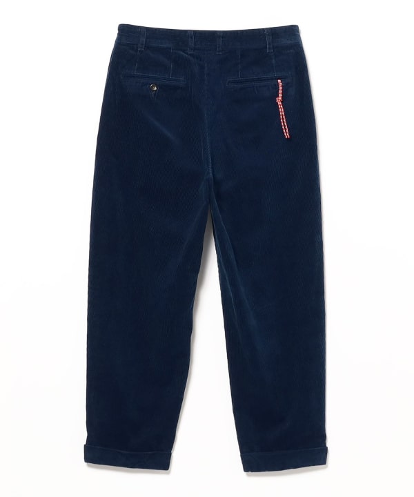 BEAMS JAPAN（ビームス ジャパン）2プリーツ インディゴ コーデュロイ
