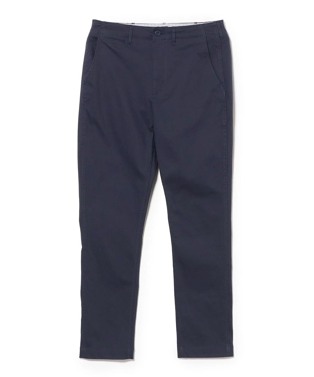 BEAMS（ビームス）コットンピケ ストレッチ テーパード パンツ【スリム