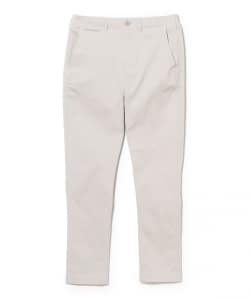 コットンピケ ストレッチ テーパード パンツ【スリムフィット】