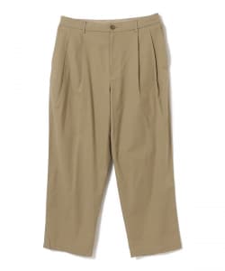 【+10%ポイントUP】ダンガリー2プリーツ スラックス