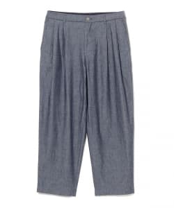 【+10%ポイントUP】ダンガリー2プリーツ スラックス