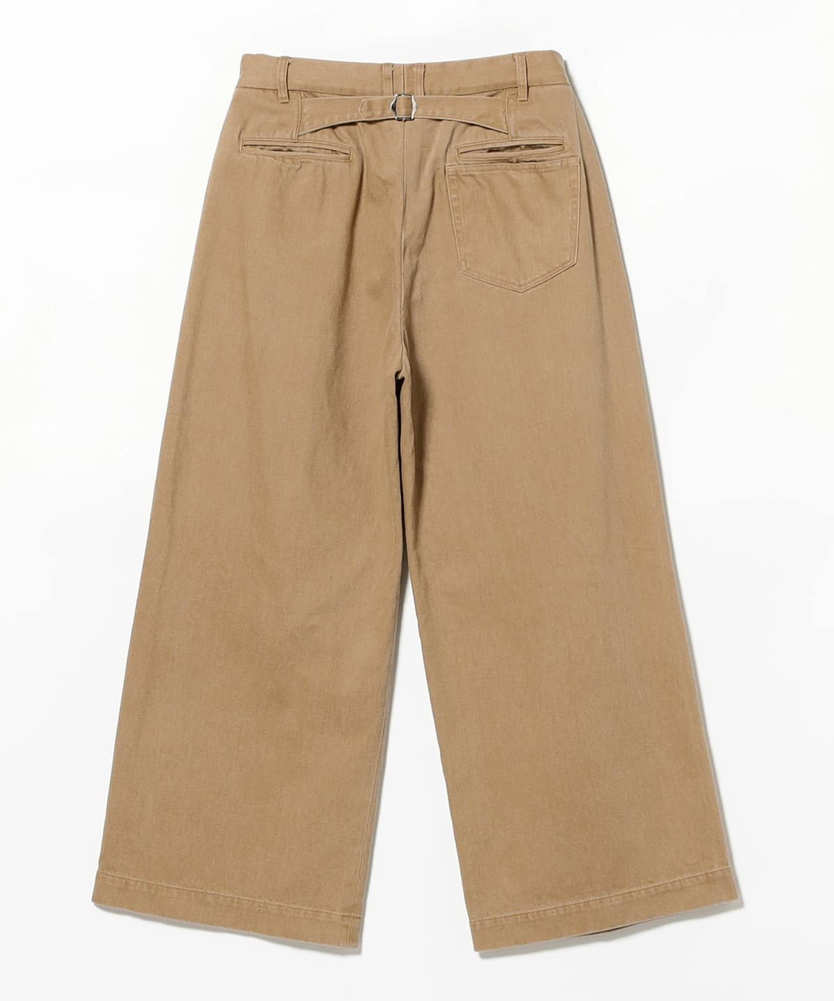 BEAMS（ビームス）DAIRIKU / ”D”Buckle Super Wide Chino Pants