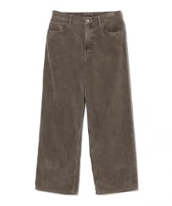 AURALEE / PIGMENT DYED FINX CORDUROY WIDE 5P PANTS