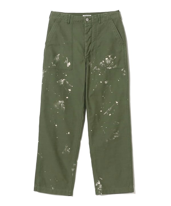 サイズ5 AURALEE WASHED BLEACHED BAKER PANTS BEAMS（ビームス）AURALEE / WASHED BAGGY SATIN BLEACHED BAKER