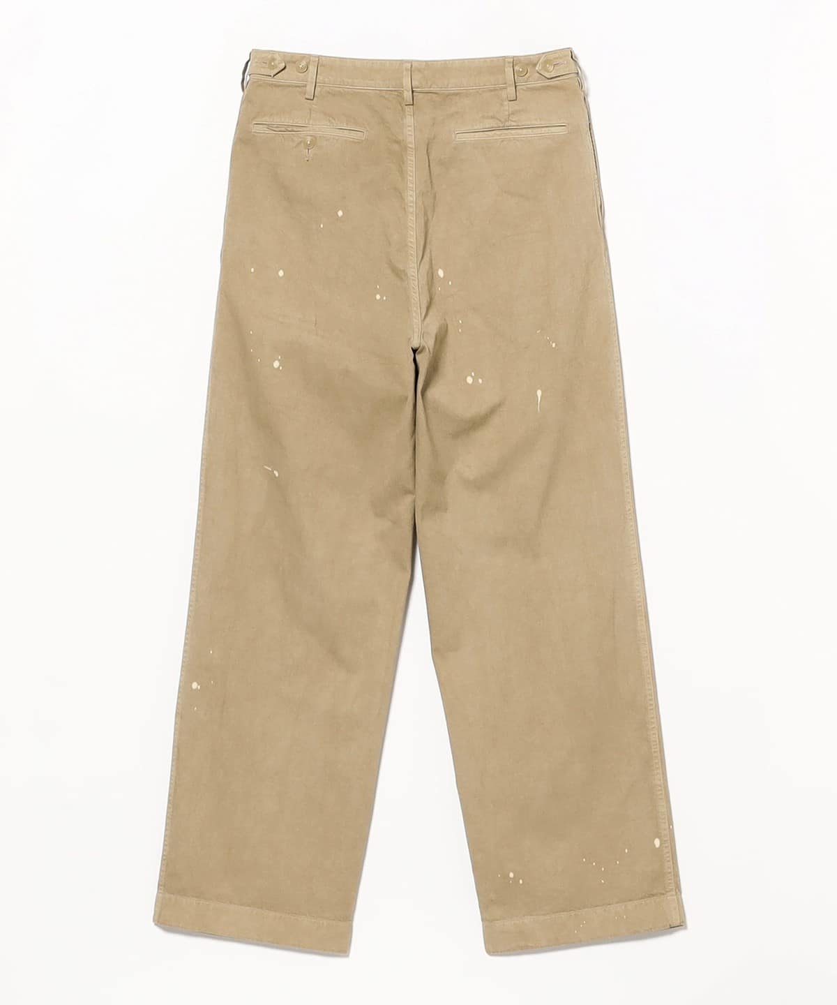 パンツ AURALEE GARMENT-DYED CHINO WIDE PANTS BEAMS AURALEE / GARMENT-DYED FINX LIGHT CHINO ONE-TUCK WIDE PANTS