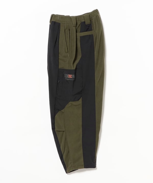 TIGHTBOOTH PRODUCTION / NYLON PANEL FLEECE BALLOON PANTS - 紅桜