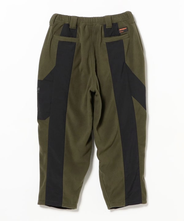 TIGHTBOOTH PRODUCTION / NYLON PANEL FLEECE BALLOON PANTS - 紅桜