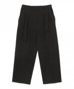 ESSAY / Wool Gabardine Wide Trousers